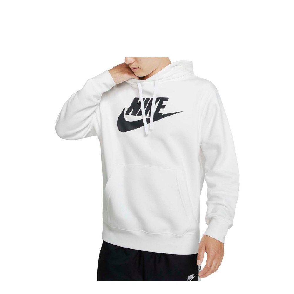 NWT Nike futura club fleece mens hoodie white